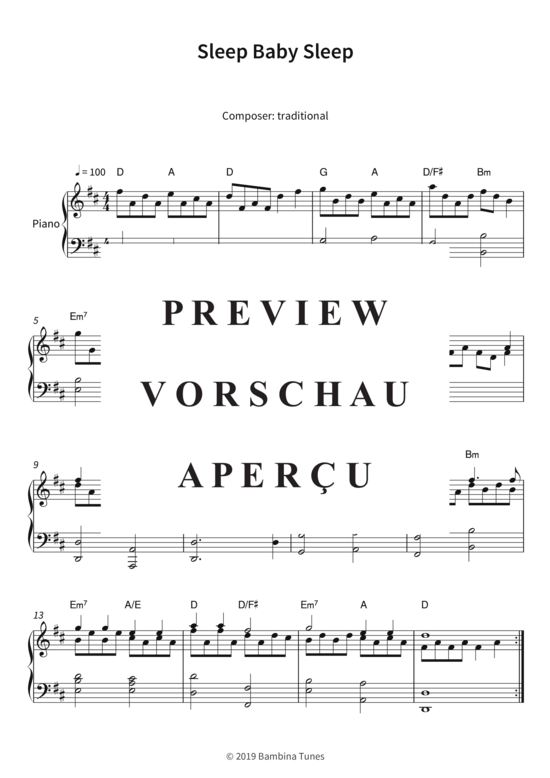 Produktbild zu: Sleep Baby Sleep Lars Opfermann