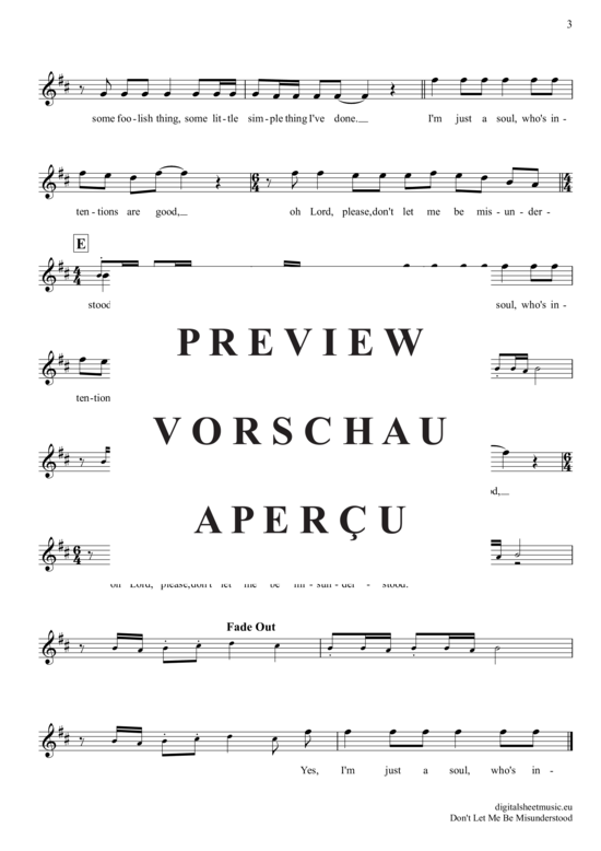 Produktgalerie: Seite 4 von 4 Don´t Let Me Be Misunderstood , Animals The, Trompete in B