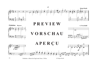 gallery: Präludien =Album für Orgel oder Piano , , (B-Dur)