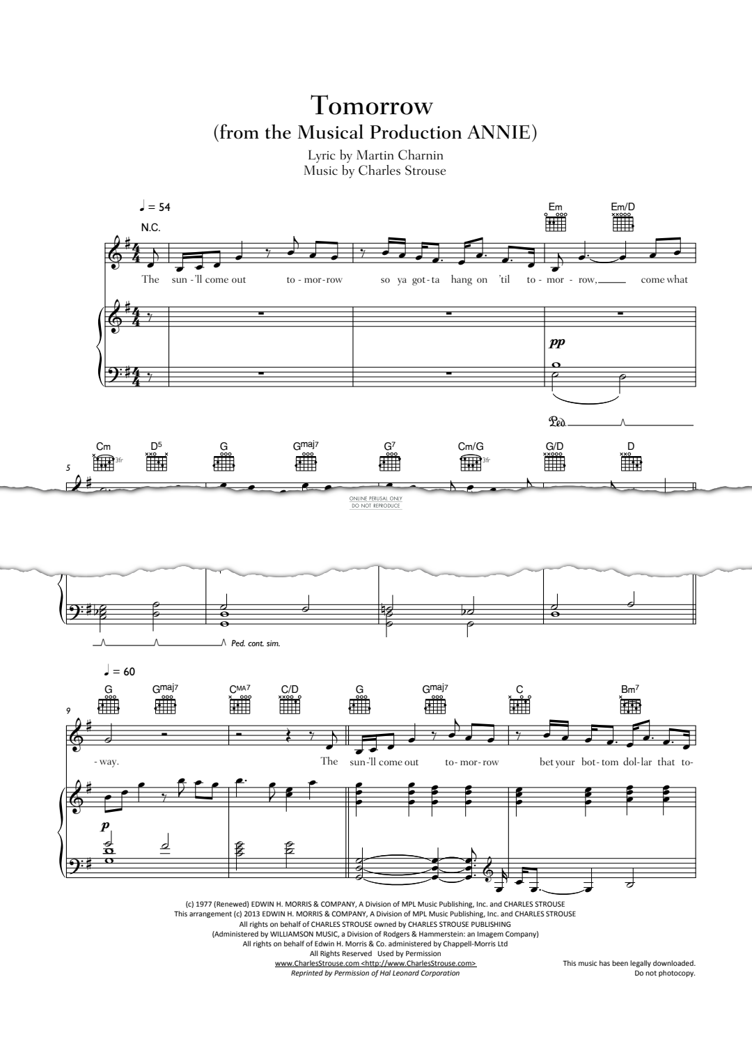 Produktgalerie: Seite 1 von 1 Tomorrow (from "Annie"), Jack Topping