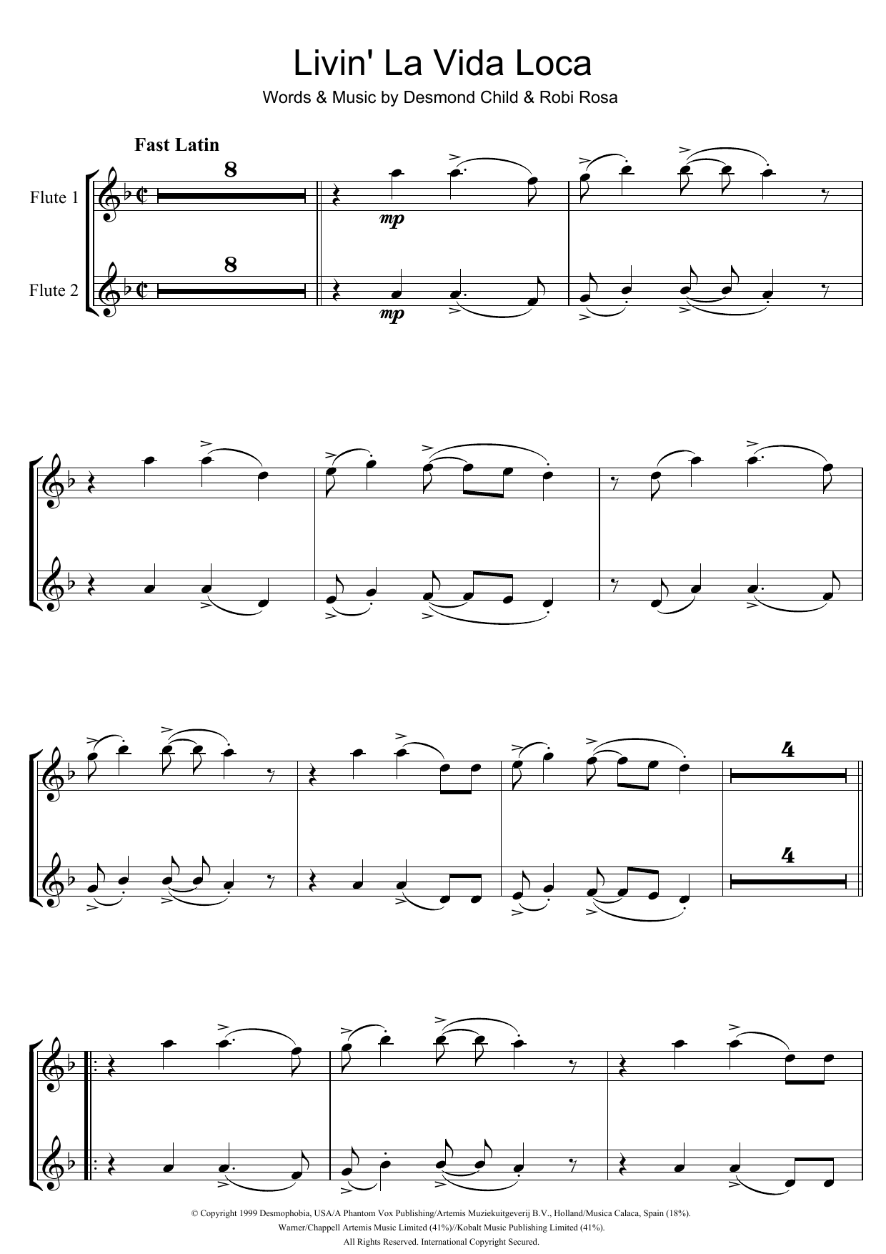 Product gallery: Page 1 of 1 Livin' La Vida Loca, Ricky Martin