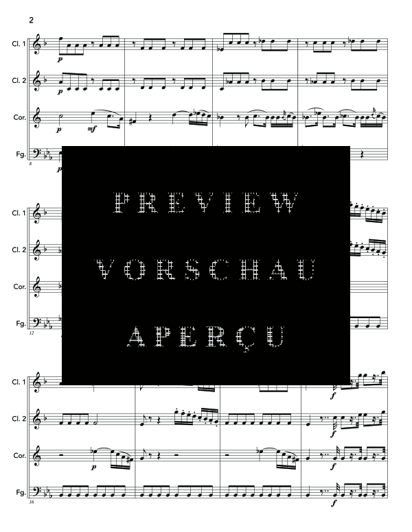 Product gallery: Page 6 of 11 Quartetto, , (woodwind quartet 2x clarinet, horn and bassoon)