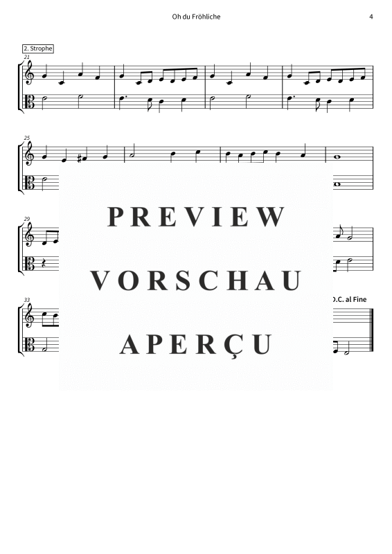 Product gallery: Page 6 of 8 Oh du Fröhliche - aus dem Album Barock und Jazz zum Fest, , (Duet violin viola)