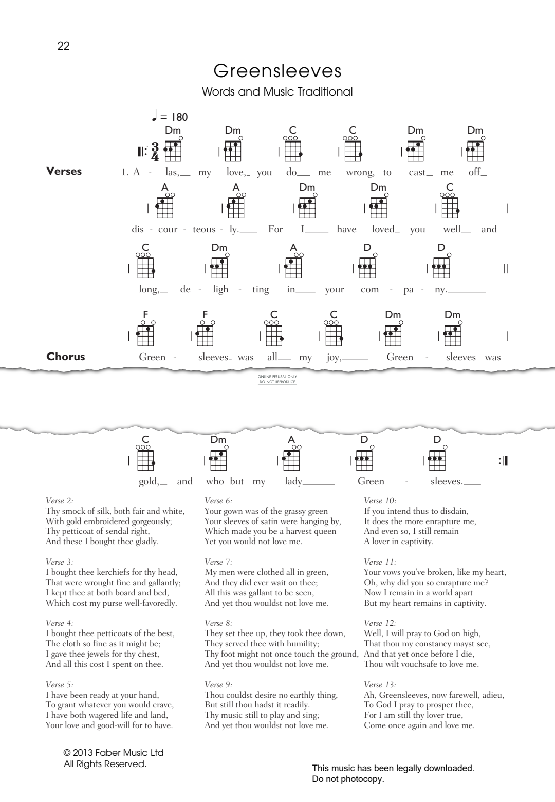 Produktbild zu: Greensleeves