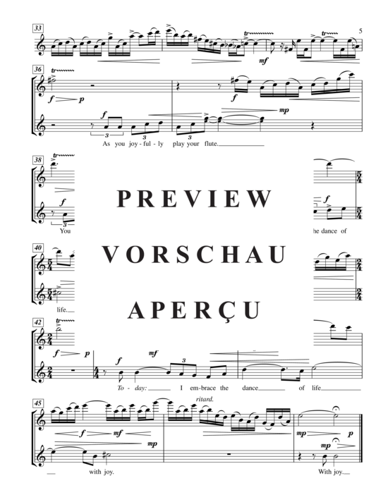 Product gallery: Page 10 of 21 Fragments of Your Ancient Name , , (High voice and flute)