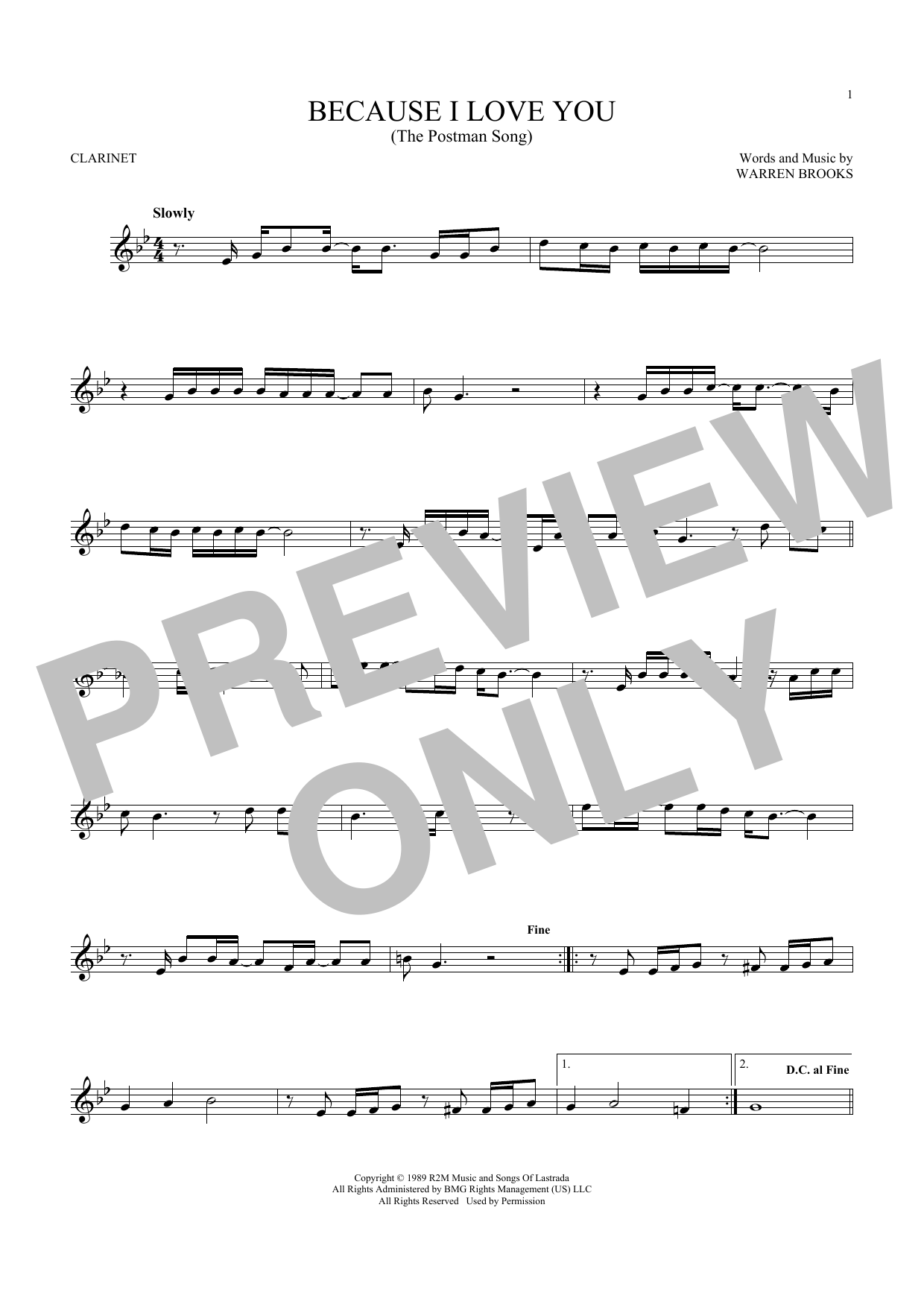 Product gallery: Page 1 of 1 Because I Love You (The Postman Song), Stevie B