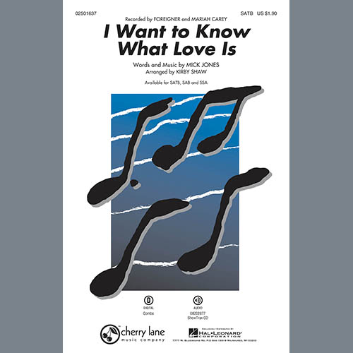 Produktbild zu: I Want To Know What Love Is
