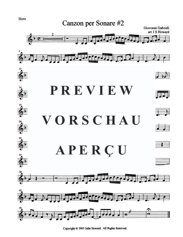 Produktgalerie: Seite 11 von 11 Canzone Per Sonare Nr. 2, , BlechblÀser Quintett