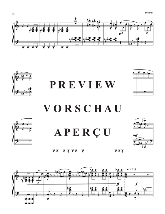 Product gallery: Page 15 of 21 Scherzi , , Piano Solo