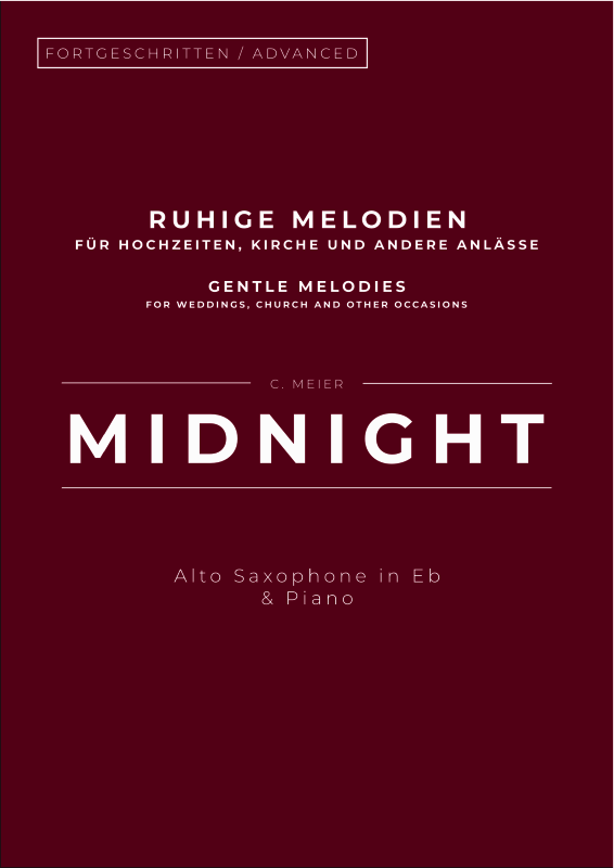 Produktbild zu: Midnight - Gentle Melodies for Weddings, Church, and Other OccasionsChristoph Meier