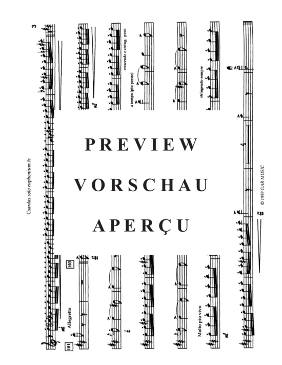Produktgalerie: Seite 21 von 21 Csardas , , (Tuba Quatett + Euphonium Solo + Tuba Solo)