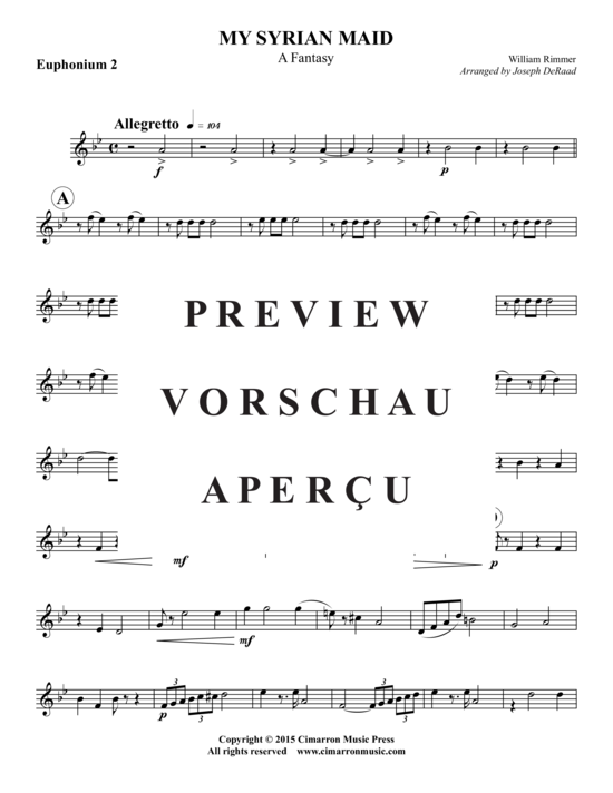 Product gallery: Page 12 of 17 My Syrian Maid , , (2x Baritone, 2x Tuba)