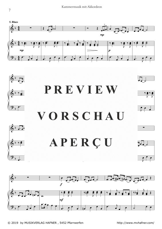 Product gallery: Page 11 of 11 Kammermusik mit Akkordeon, , (melody instrument in C and accordion)