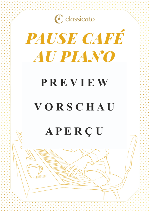 Produktgalerie: Seite 2 von 11 Pause café au piano - Pièces cocooning simplifiées pour de courtes pauses, , Klavier Solo