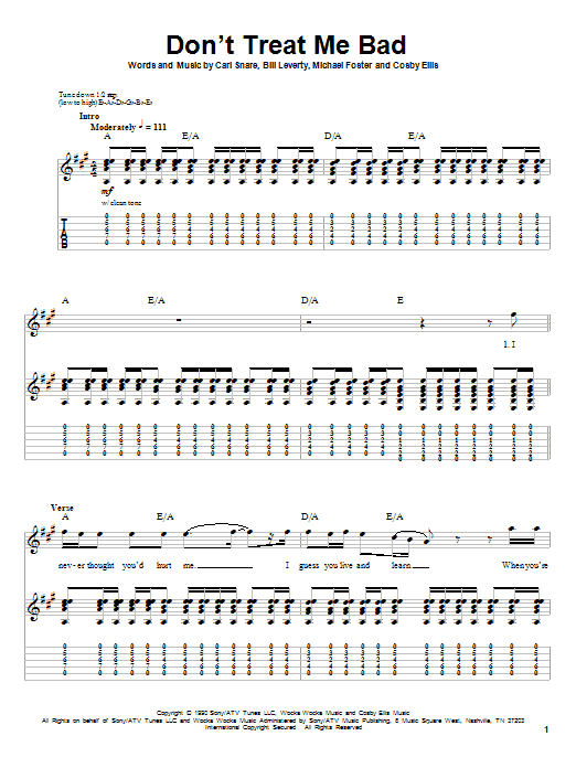 Produktgalerie: Seite 1 von 1 Don't Treat Me Bad, Firehouse, Gitarre