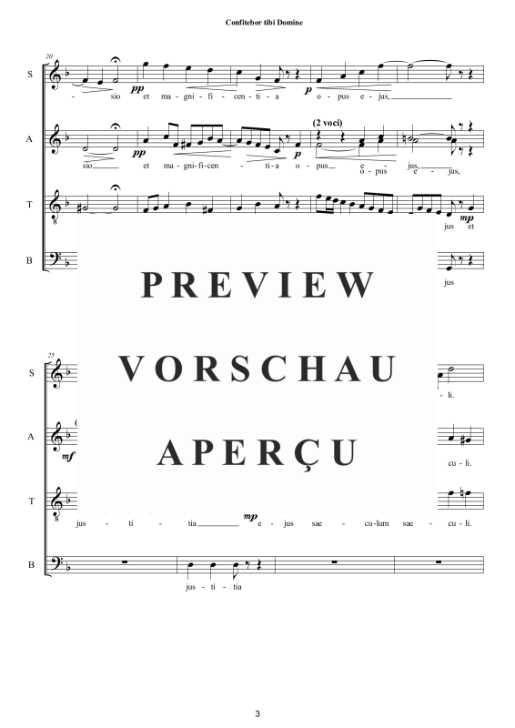 Produktgalerie: Seite 4 von 11 Confitebor tibi Domine - Sacred Motet, , Gemischter Chor