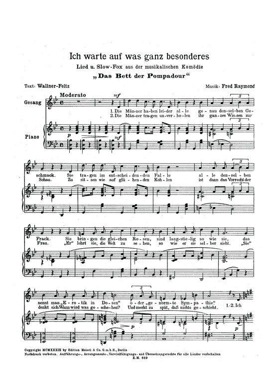 Produktbild zu: Ich warte auf was ganz besonderesaus: Das Bett der Pompadour