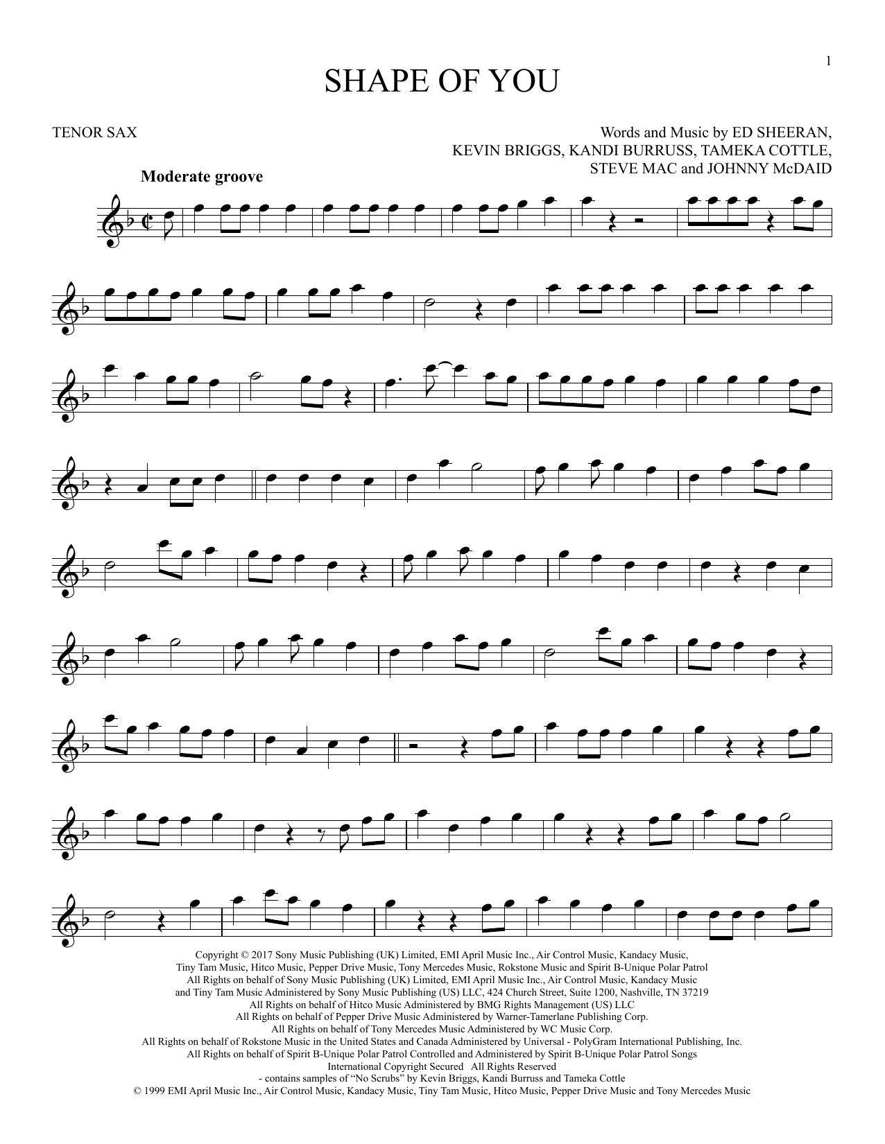 Product gallery: Page 1 of 1 Shape Of You, Ed Sheeran