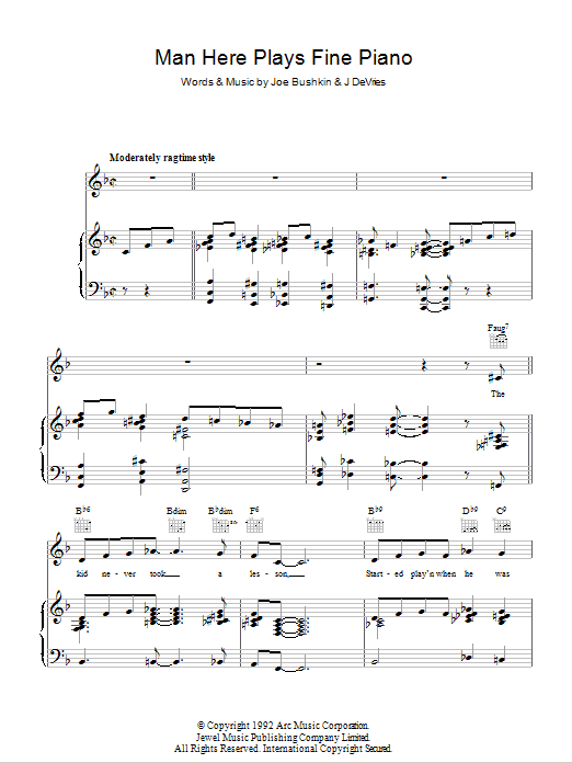 Produktbild zu: Man Here Plays Fine Piano