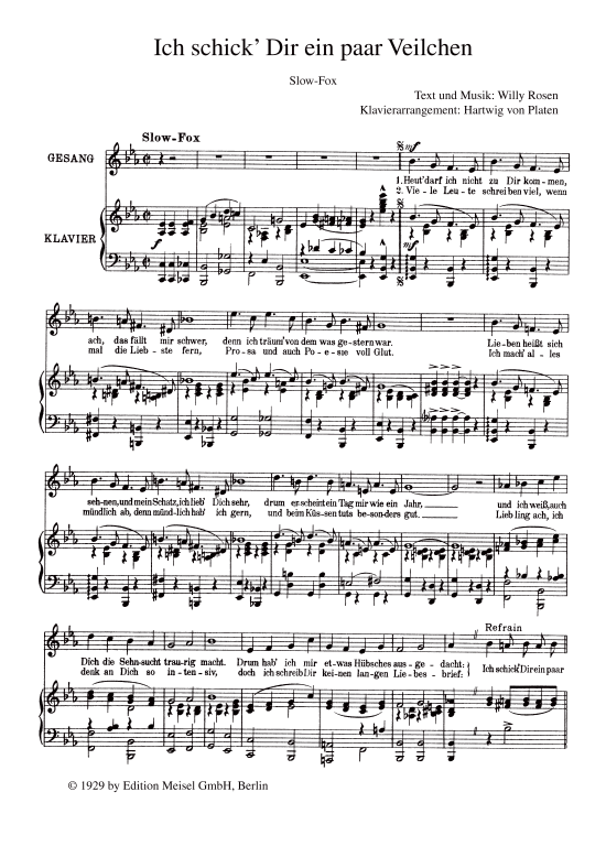 Produktbild zu: Ich schick Dir ein paar VeilchenWilly Rosen