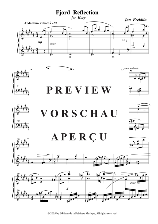 Produktgalerie: Seite 3 von 8 Fjord Reflections , , (Harfe Solo)