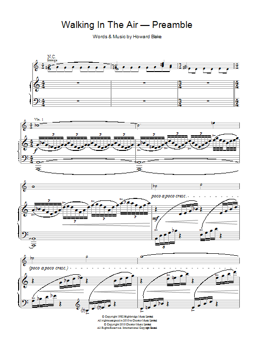 Produktbild zu: Walking In The Air (theme from The Snowman)
