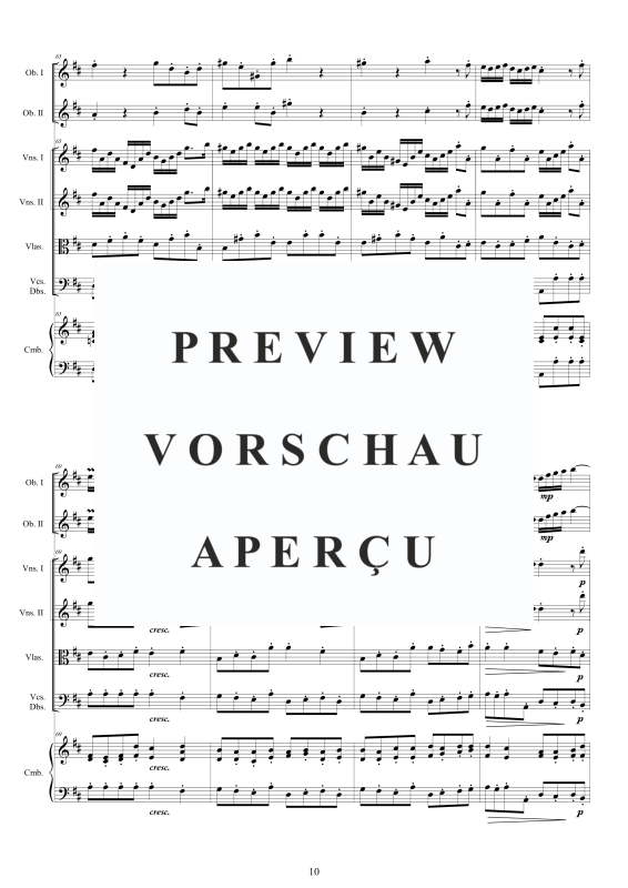Product gallery: Page 11 of 11 Concerto No.12 in D major Op.9, , 2 Solo Oboes, String Ensemble, and Harpsichord (Bc)