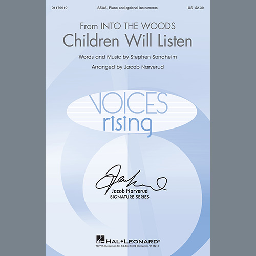 cover: Children Will Listen (from Into The Woods) (arr. Jacob Narverud), Stephen Sondheim, Chor