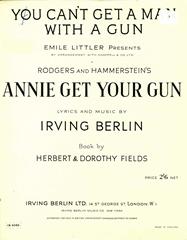 cover: You Can't Get A Man With A Gun, Irving Berlin, Gesang, Gitarre, Klavier