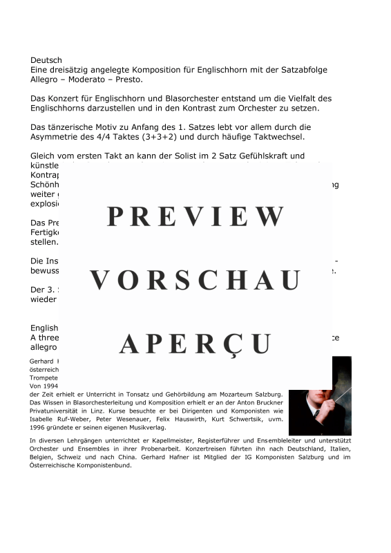 Product gallery: Page 5 of 11 Solo für Englischhorn und Blasorchester, , (large wind orchestra)