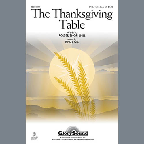 cover: The Thanksgiving Table, Brad Nix, Chor