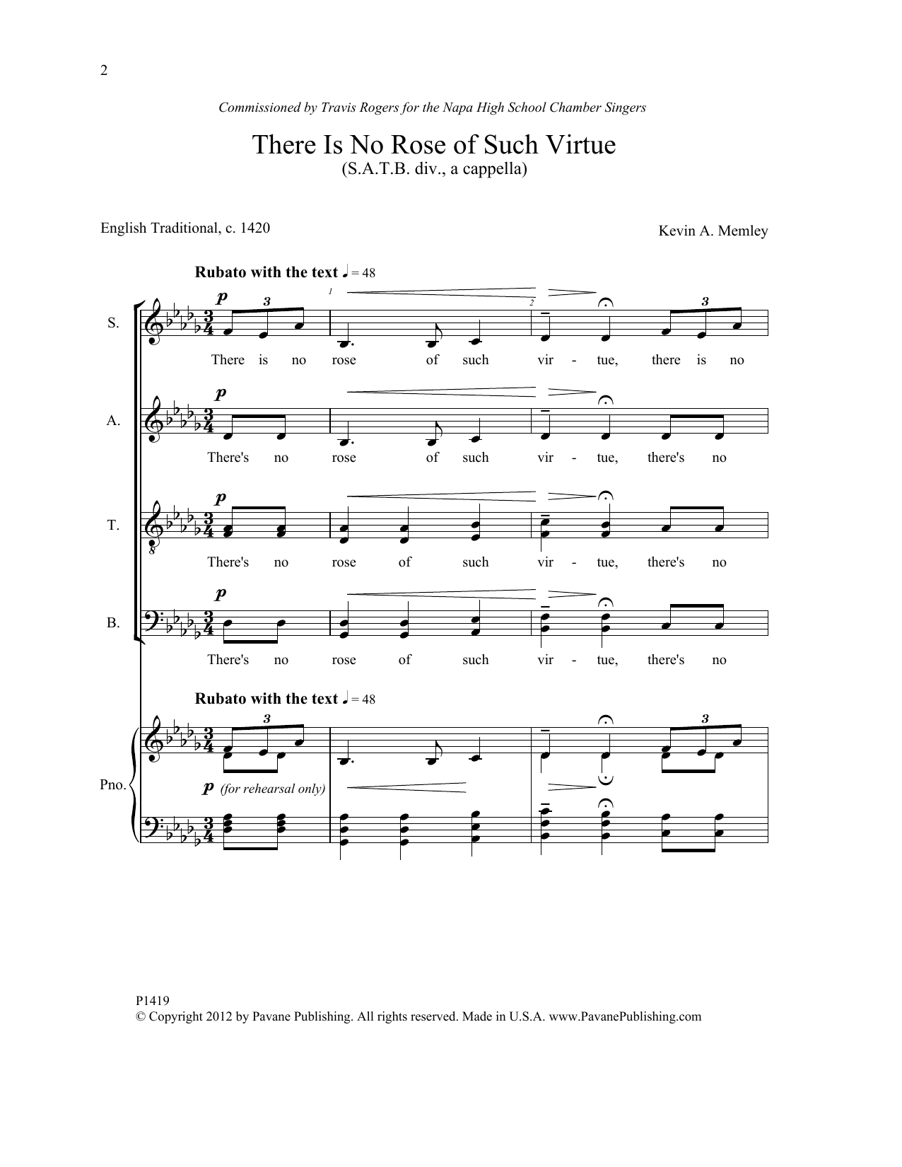 Product gallery: Page 1 of 1 There Is No Rose of Such Virtue, Kevin A. Memley