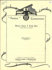cover: How Can I Tell Her,
