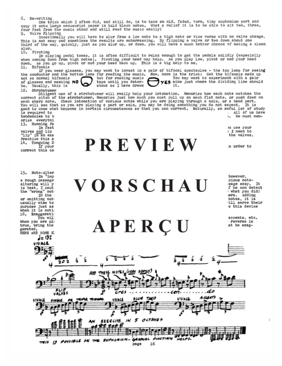 Product gallery: Page 18 of 21 Volume I- The Art of the Euphonium , , (Euphonium Solo)