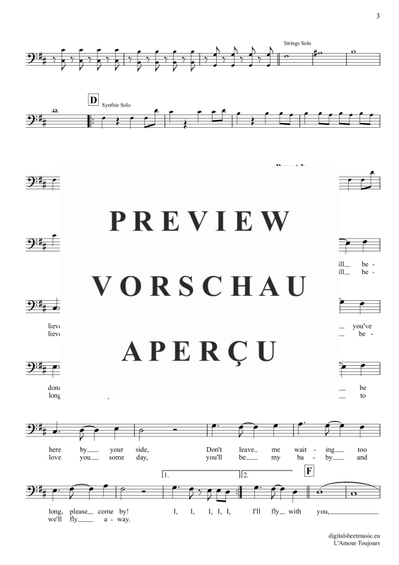 Produktgalerie: Seite 4 von 6 L'Amour Toujours, Gigi D'Agostino, Violoncello