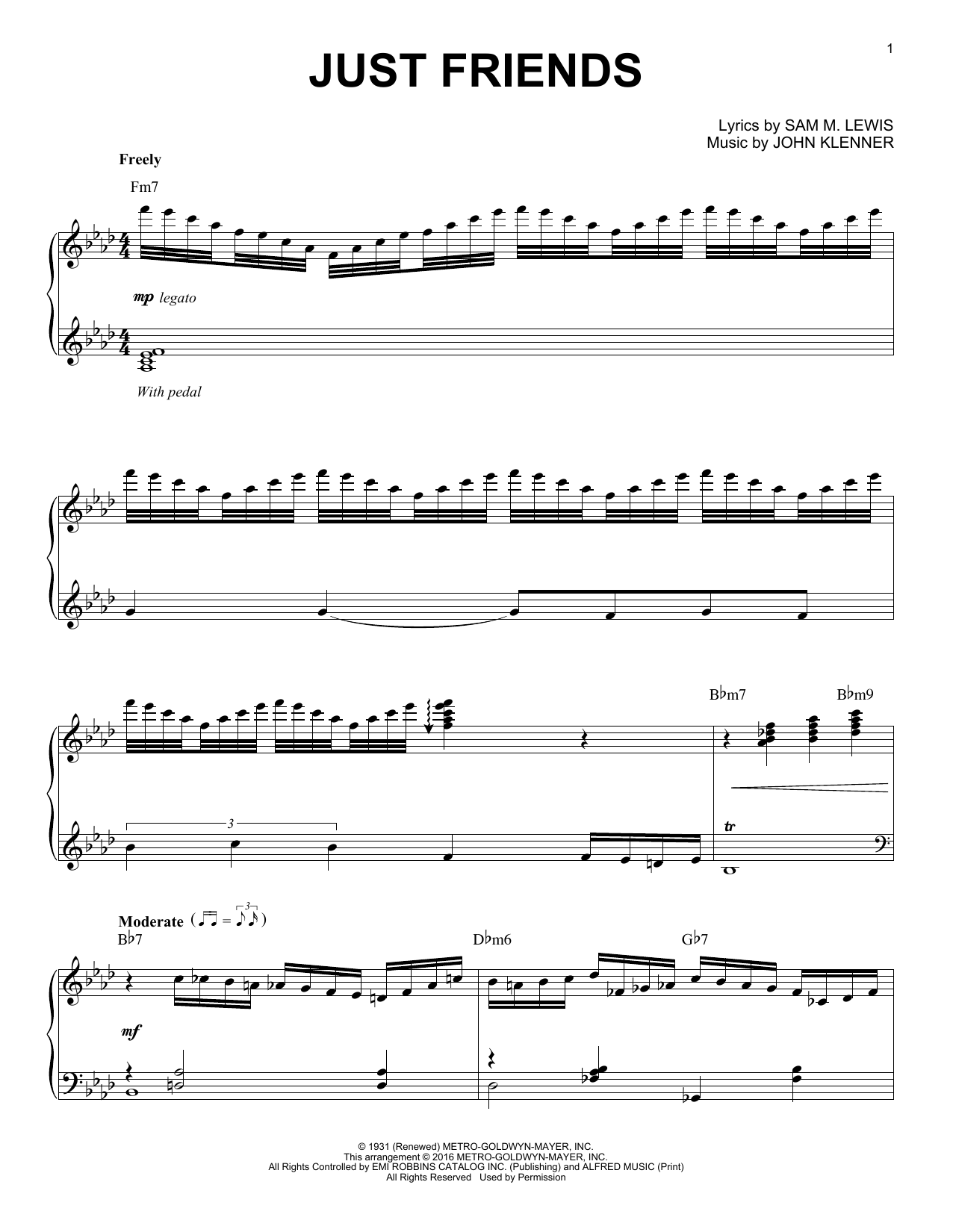 Product picture to: Just Friends (arr. Brent Edstrom)