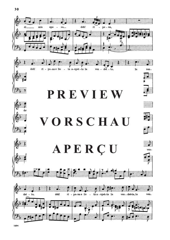 Product gallery: Page 3 of 5 Ombra cara, , Low Voice and Piano