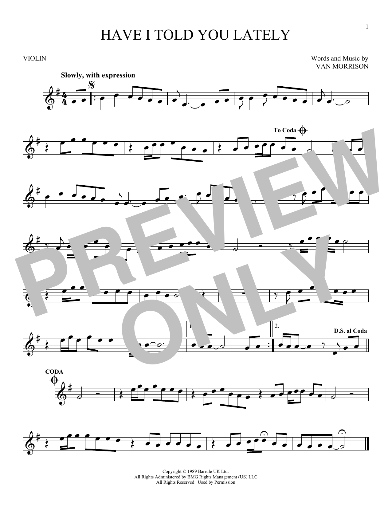 Product gallery: Page 1 of 1 Have I Told You Lately, Van Morrison
