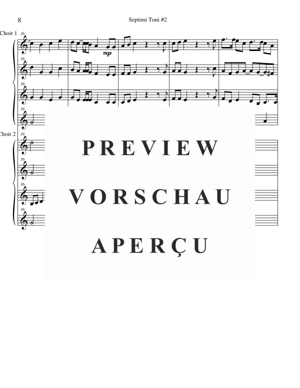 Product gallery: Page 10 of 11 Canzon Septimi Toni #2, , Trumpet Octet