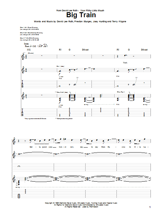 Produktgalerie: Seite 1 von 1 Big Train, David Lee Roth, Gitarre