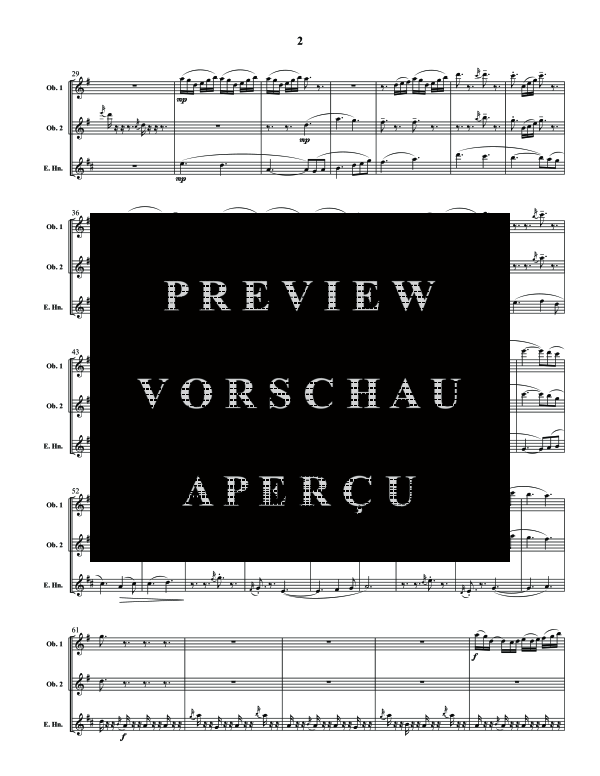 Product gallery: Page 7 of 11 Three Miniatures, , (woodwind trio 2x oboe and cor anglais)