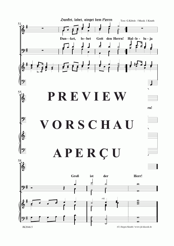 Produktgalerie: Seite 6 von 11 Danket, lobet, singet dem Herrn, , Gesang + Klavier/Orgel/Cembalo
