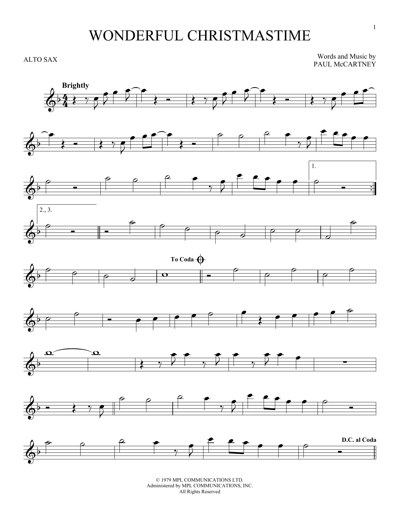 Product gallery: Page 1 of 1 Wonderful Christmastime, Paul McCartney