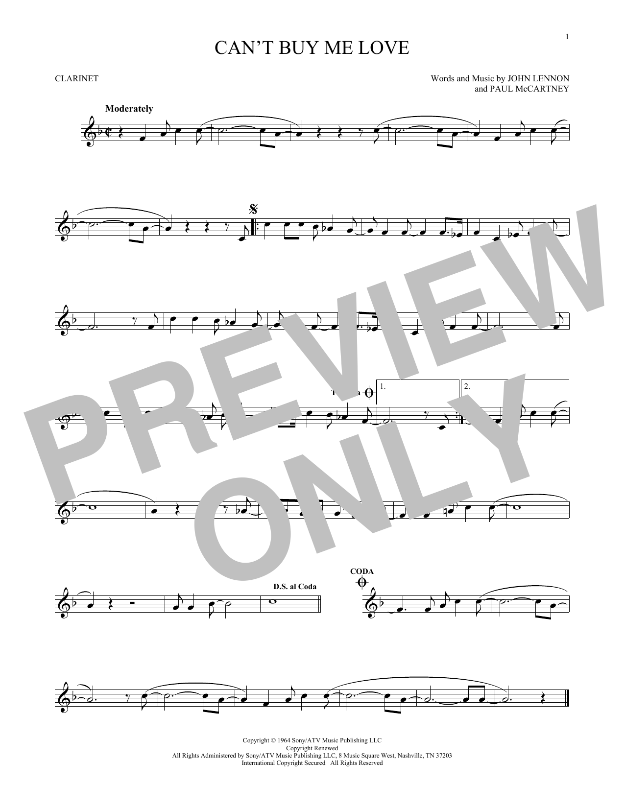 Product gallery: Page 1 of 1 Can't Buy Me Love, The Beatles
