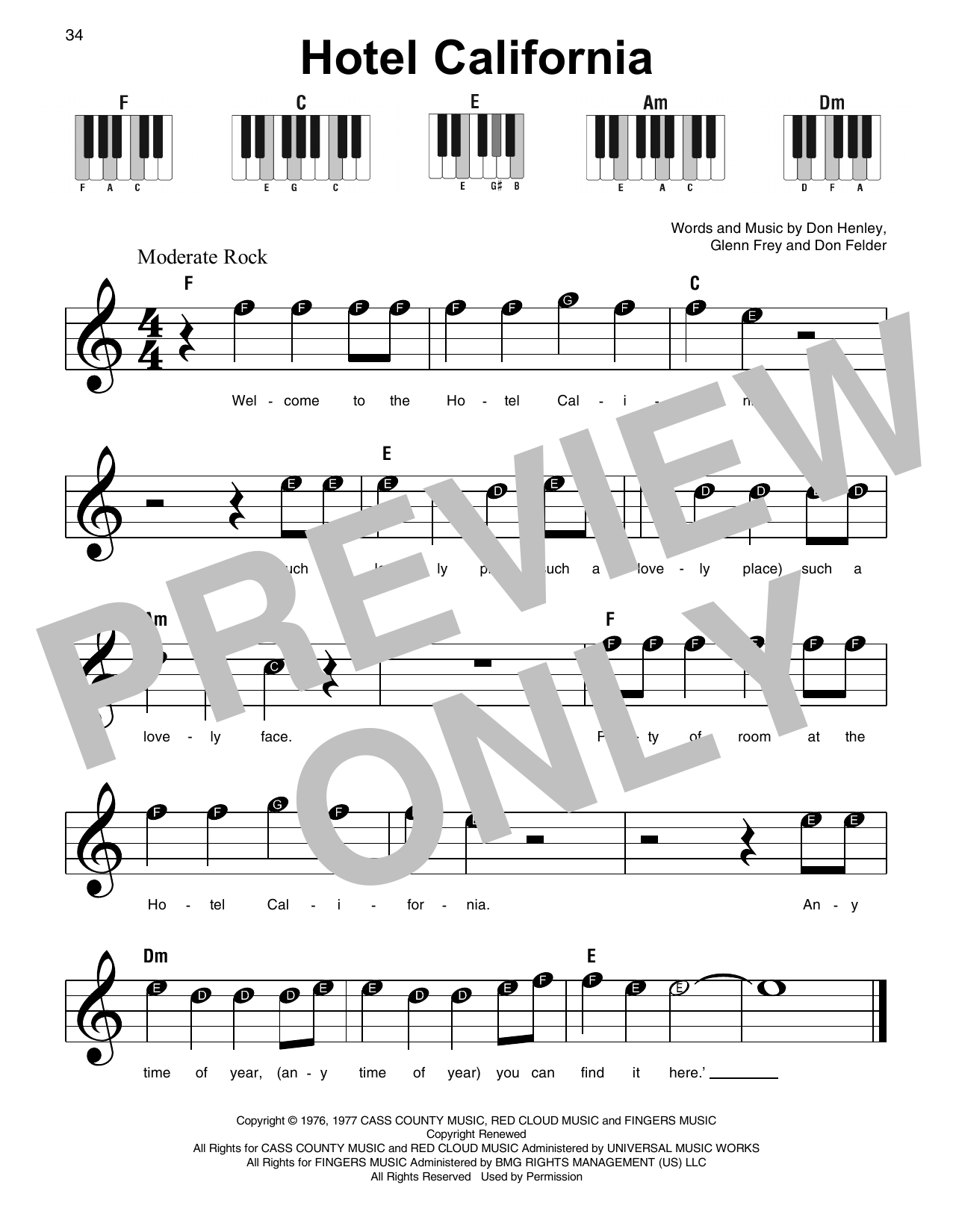 Produktbild zu: Hotel California
