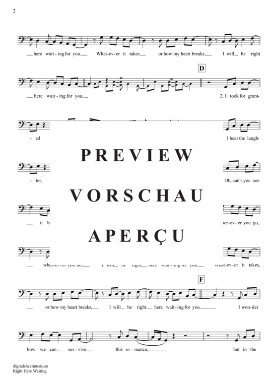 Produktgalerie: Seite 3 von 4 Right Here Waiting , Marx, Richard, (Violoncello)