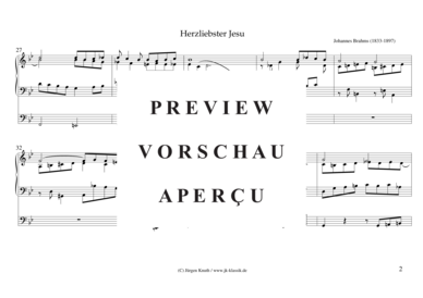 gallery: Herzliebster Jesu , , (Orgel Solo)