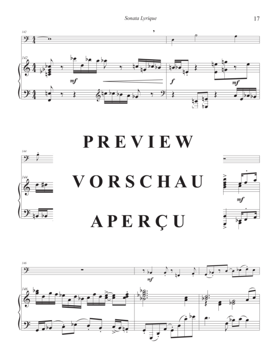 Product gallery: Page 20 of 21 Sonata Lyrique , , (trombone and piano)