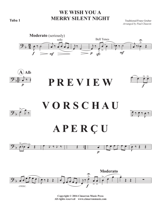 Product gallery: Page 14 of 17 We Wish You a Merry Silent Night , , (Tuba Quartett EETT)