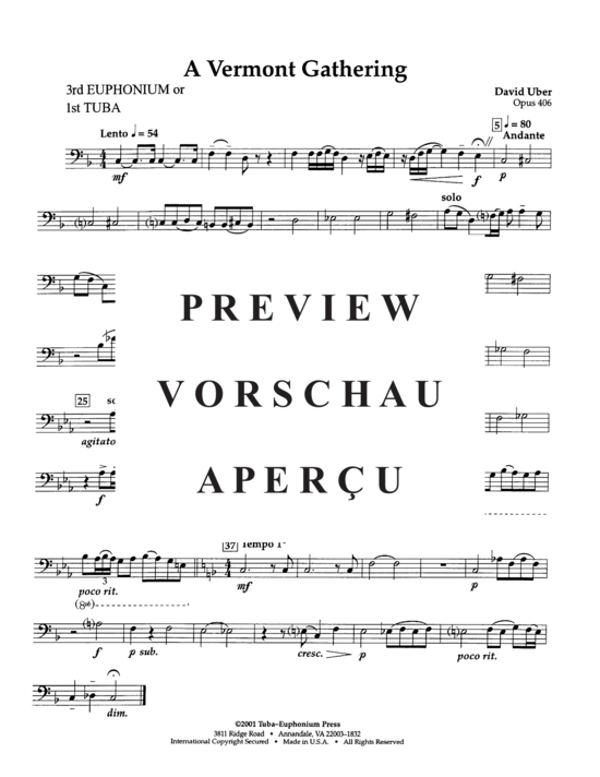 Product gallery: Page 9 of 10 A Vermont Gathering , , (Tuba Quartett EETT)